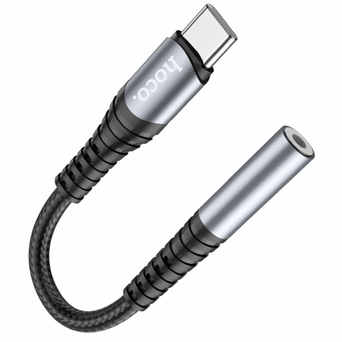 Adaptador de Audio Hoco LS33 Tipo C a Digital 3.5mm Negro