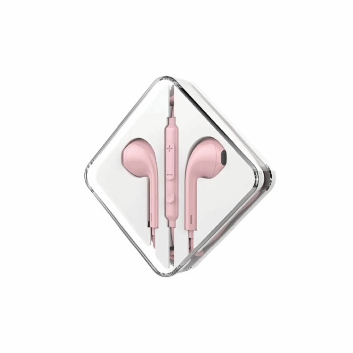 Audifonos Hoco M55 Memory Jack 3.5mm Manos Libres rosado