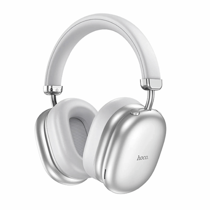 Audífonos Hoco W35 Max Auspicious ANC Silver