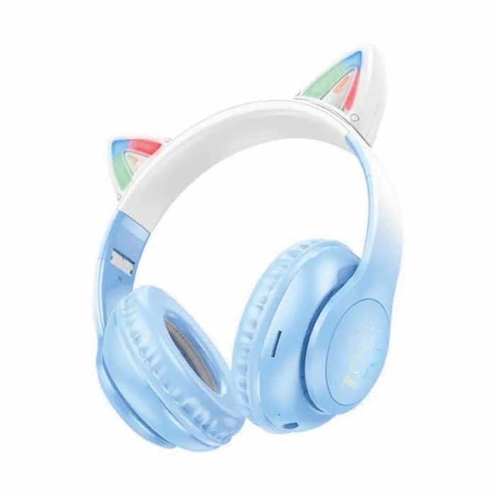 Audifonos Hoco W42 Bluetooth Cat Azul