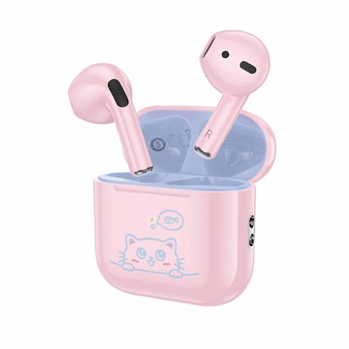 Audífonos TWS Niños Hoco EW112 Friendly Rosado