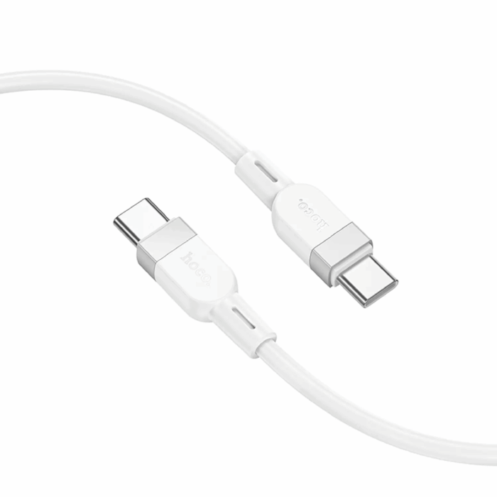 Cable Hoco X109 Energy 60W C a C 1M, Blanco