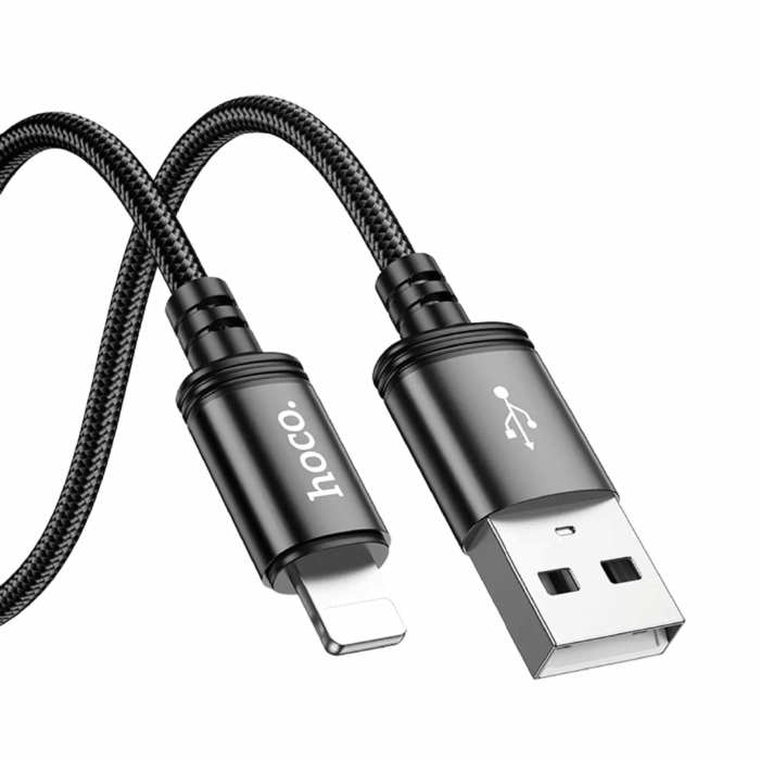 Cable Hoco X89 Wind Lightning 2M Negro