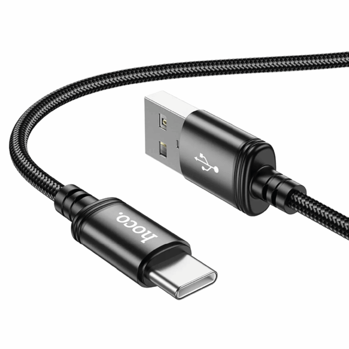 Cable Hoco X89 Wind Tipo C 2M Negro